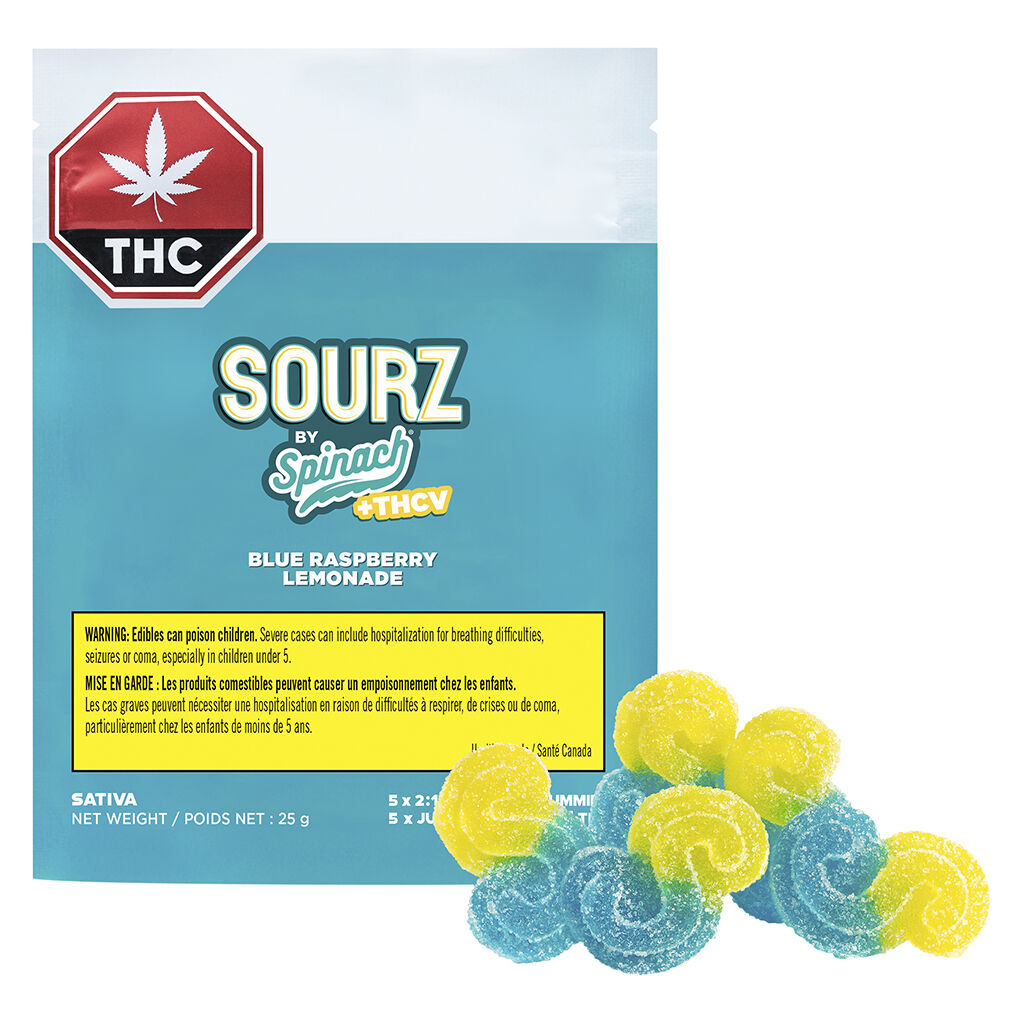 Spinach FEELZ Blue Rasp Lemonade THCV Soft Chew