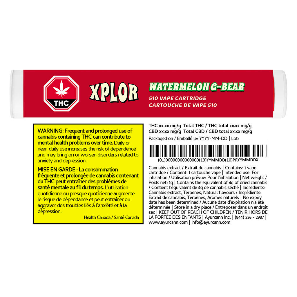 XPLOR Watermelon G-Bear Cartridge