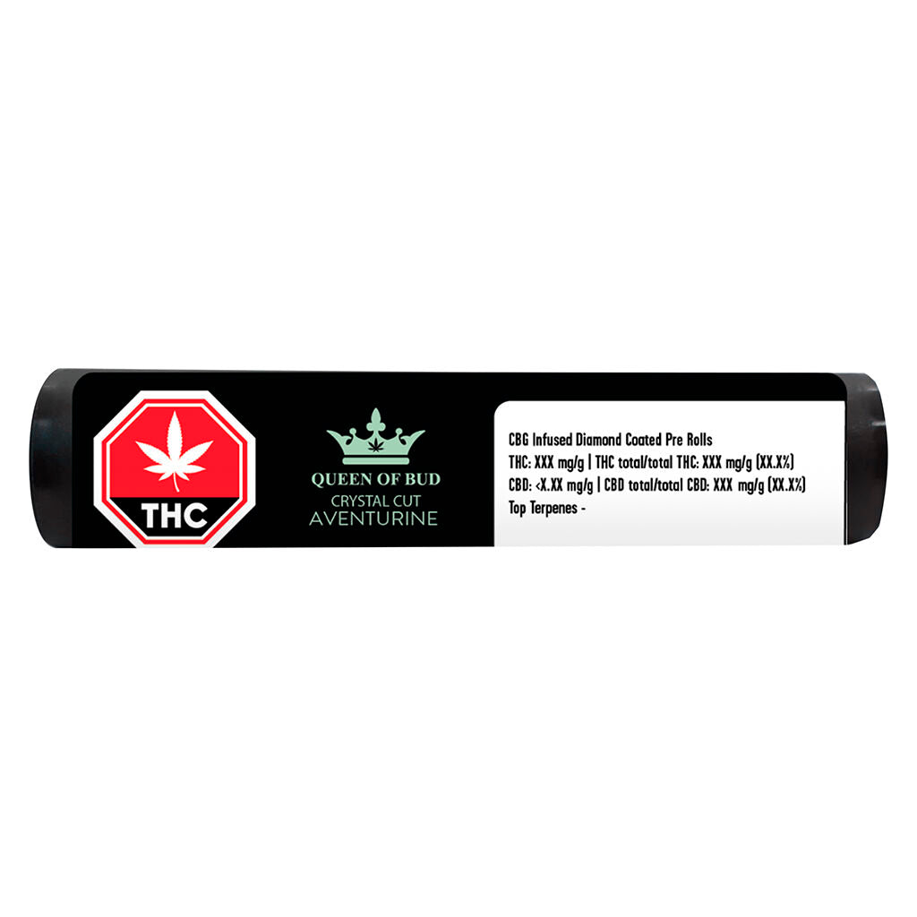 Crystal Cut Aventurine Infused Pre-Roll | Smokey's