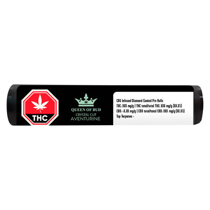 Crystal Cut Aventurine Infused Pre-Roll | Smokey's