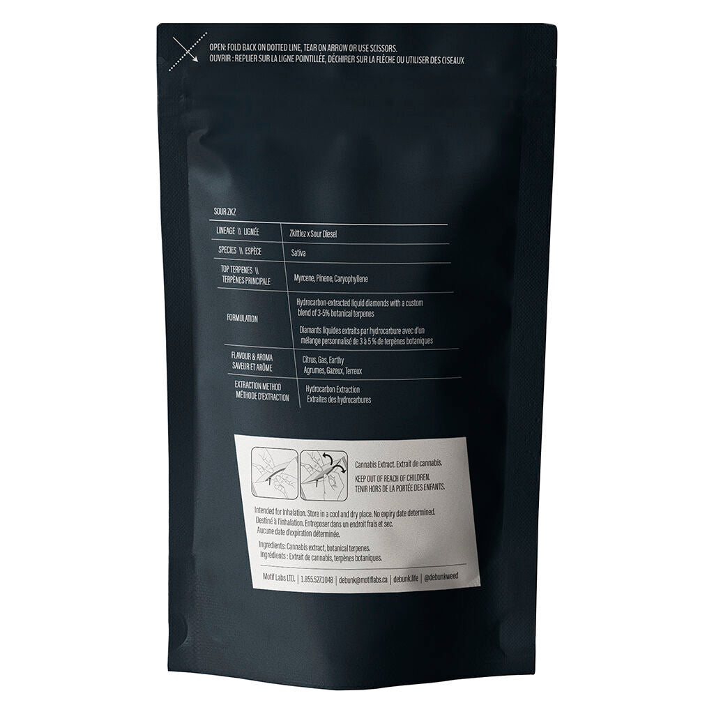 DEBUNK Sour ZKZ Liquid Diamond Disposable
