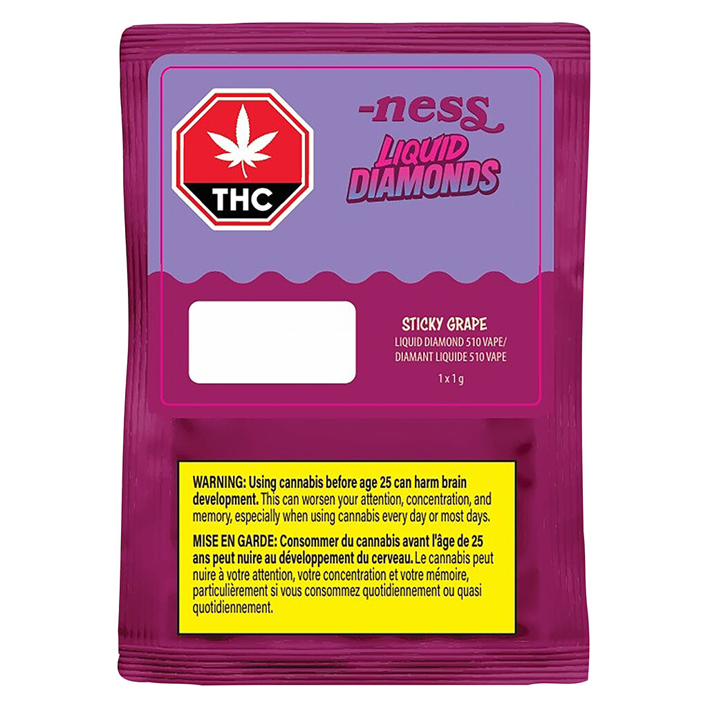ness Sticky Grape Diamond Cartridge