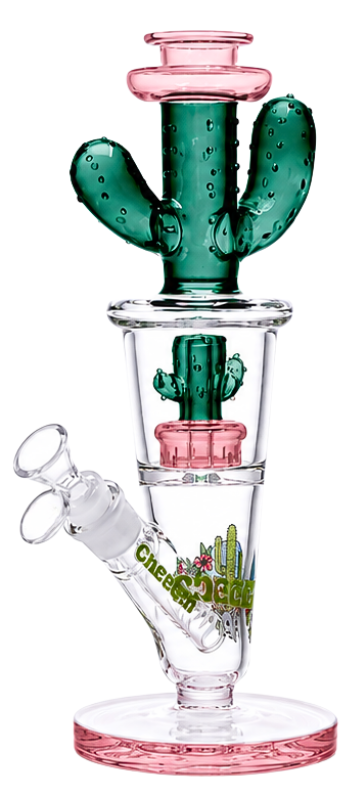 Cactus Oasis 12" Waterpipe | Smokey's