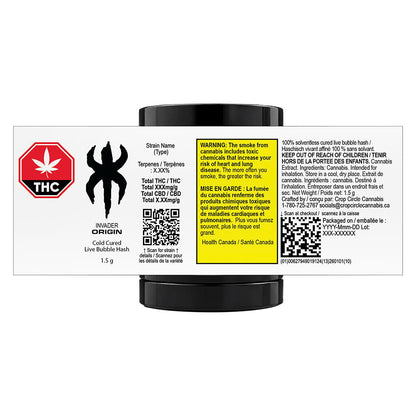 ORIGIN Cold Cured Live Bubble Hash | Smokey's