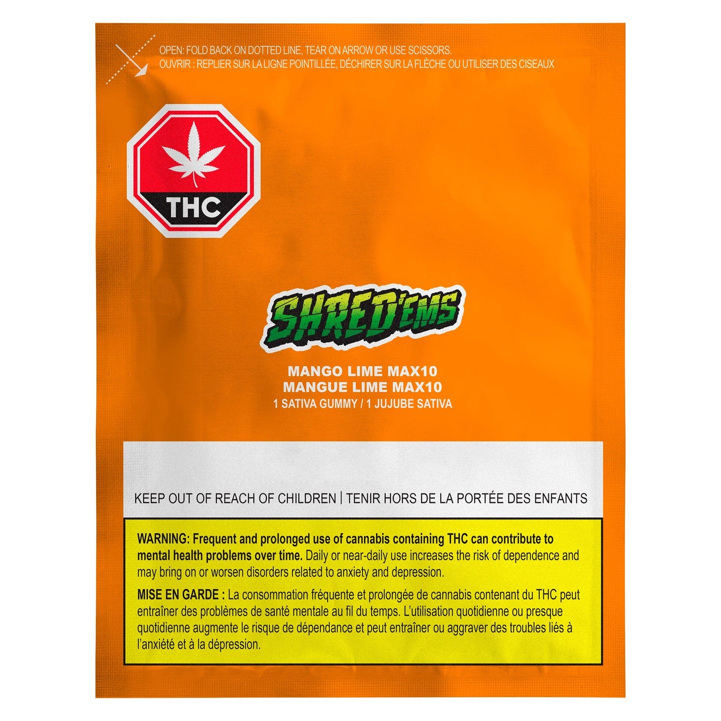 Shred'ems Mango Lime Soft Chew