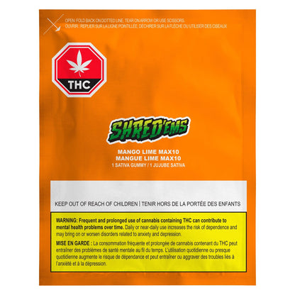 Shred'ems Mango Lime Soft Chew