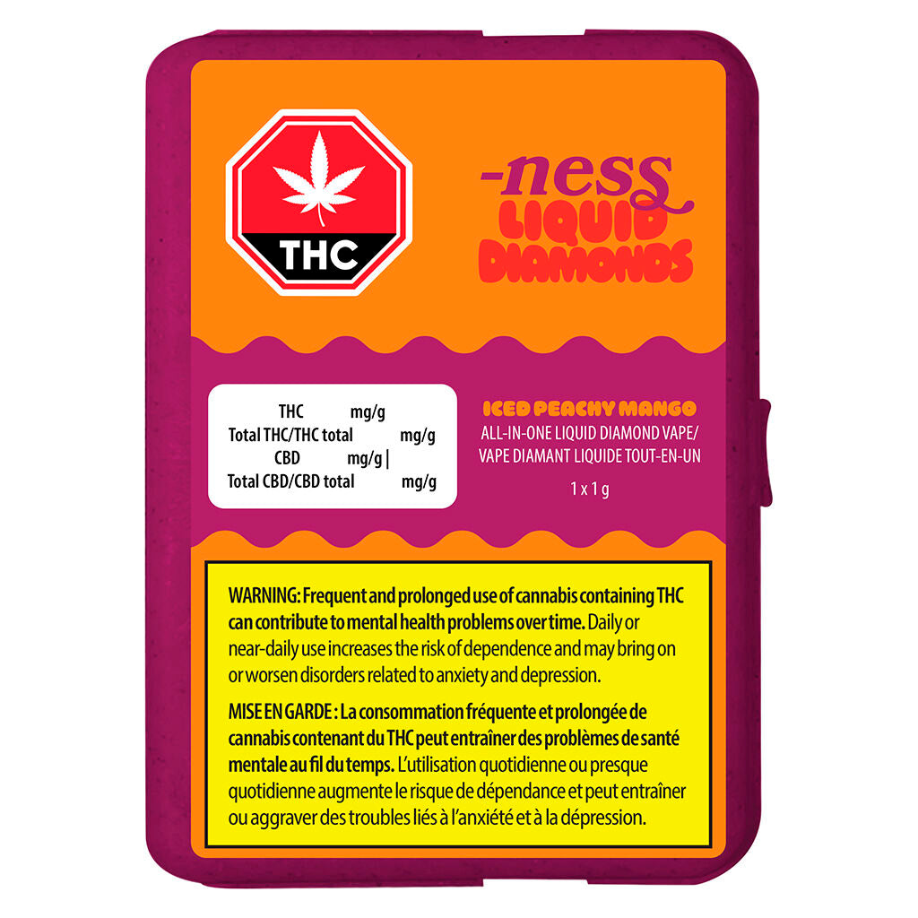 ness Iced Peachy Mango Diamond Disposable | Smokey's