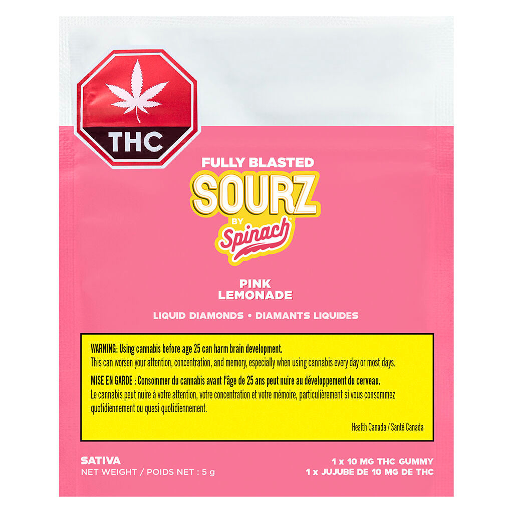 Spinach SOURZ Pink Lemonade Soft Chew