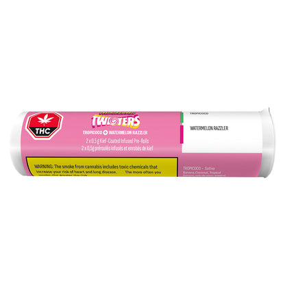 RIZZLERS Watermelon Razzler + Tropicoco Coated Infused Pre-Roll