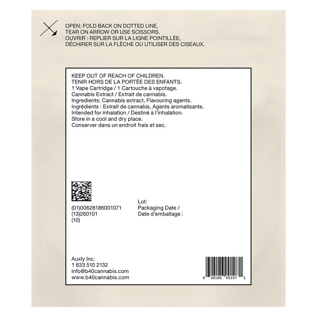 Back Forty Blackberry Breath Diamond Cartridge