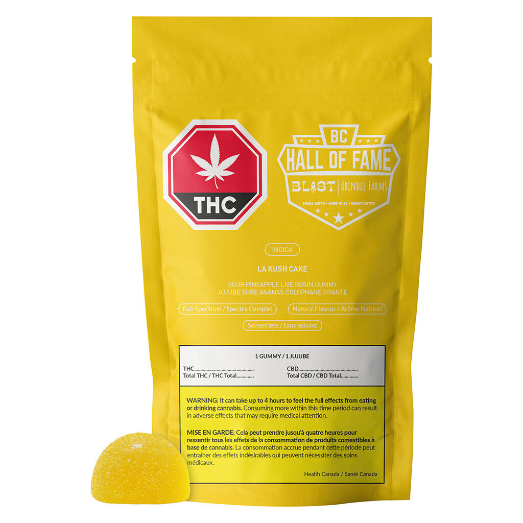 BLAST Sour Pineapple LA Kush Cake LR Soft Chew