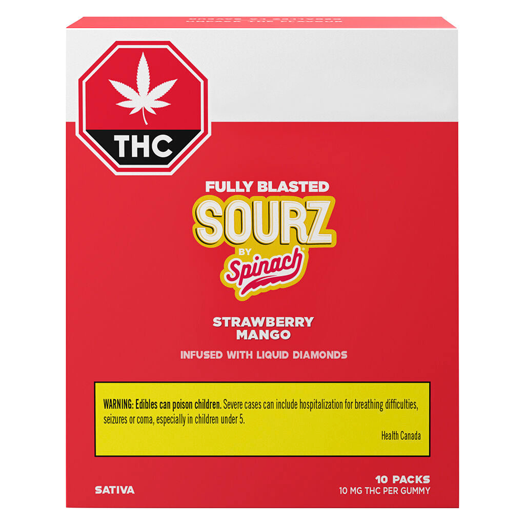 Spinach SOURZ Strawberry Mango Soft Chew