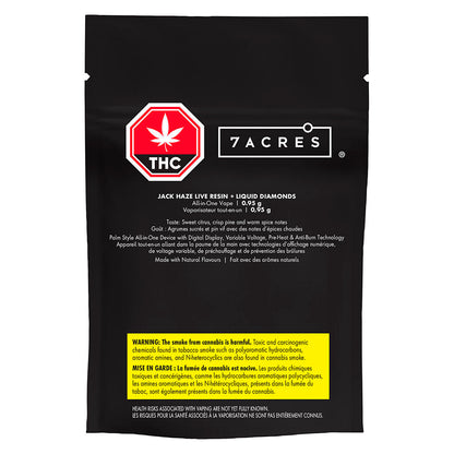 7ACRES Jack Haze Resin Diamond Disposable