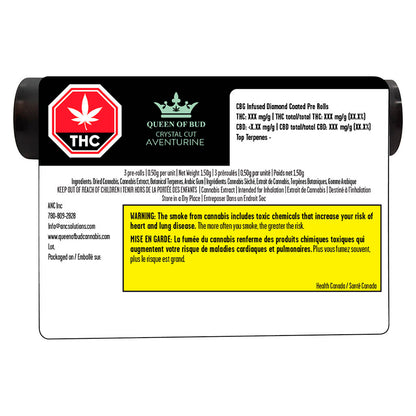 Crystal Cut Aventurine Infused Pre-Roll | Smokey's