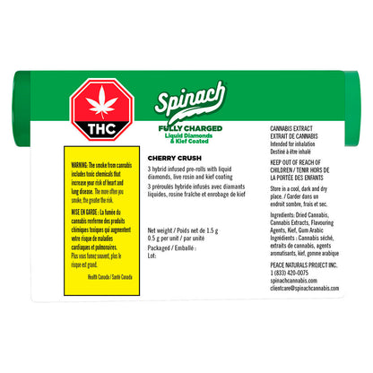 Spinach Cherry Crush Coated Infused Pre-Roll