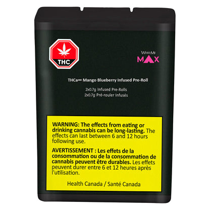 Mango Blueberry THCa Coated Ceramic Tip Infused Pre-Roll | Smokey's