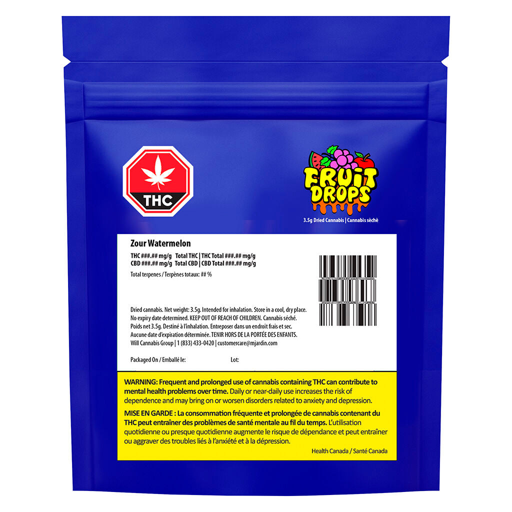 Fruit Drops Zour Watermelon