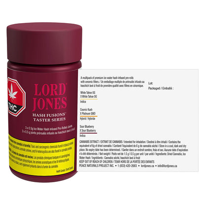 Lord Jones Hash Fusions Taster Ceramic Tip Infused Pre-Roll