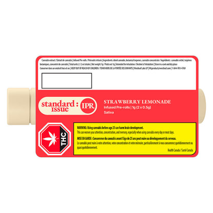 Standard Issue Strawberry Lemonade Infused Pre-Roll