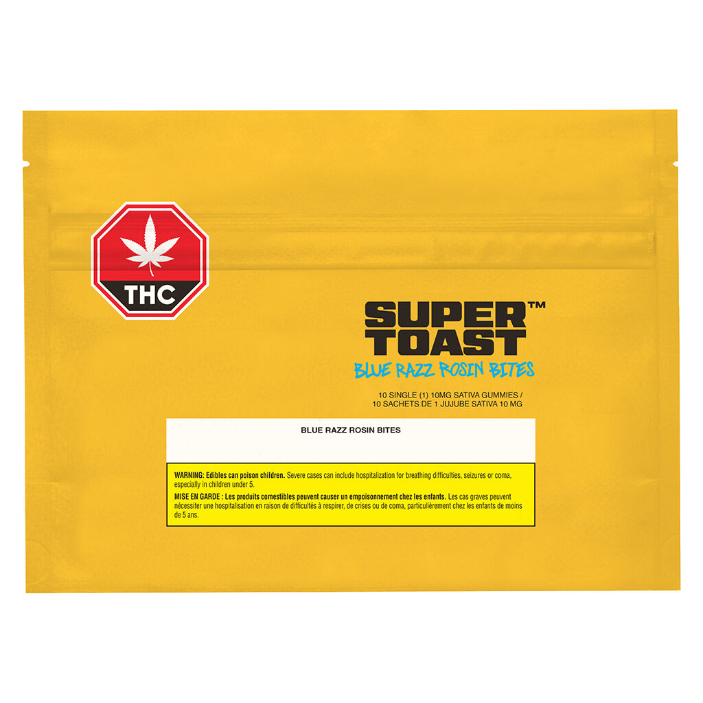Blue Razz Rosin Bites Soft Chew | Smokey's