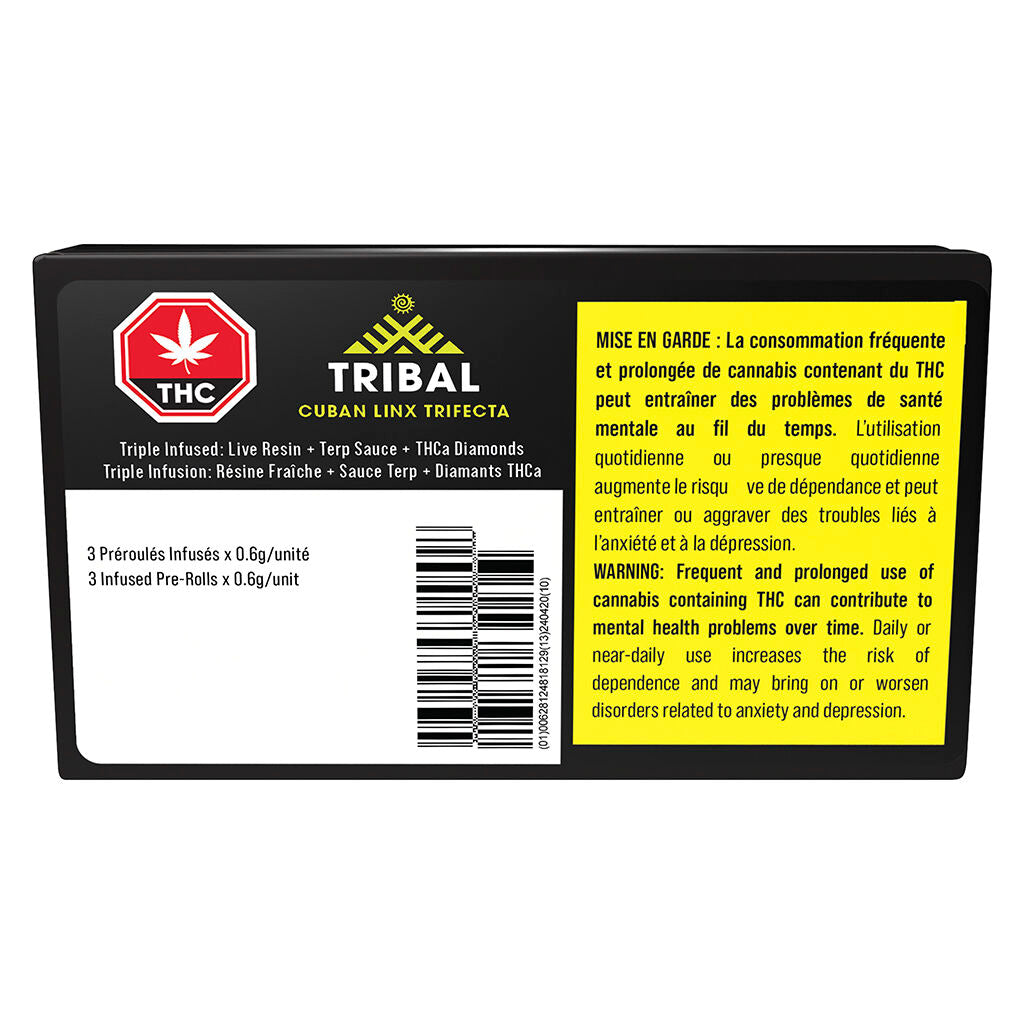 Tribal Cuban Linx Trifecta Coated Infused Pre-Roll