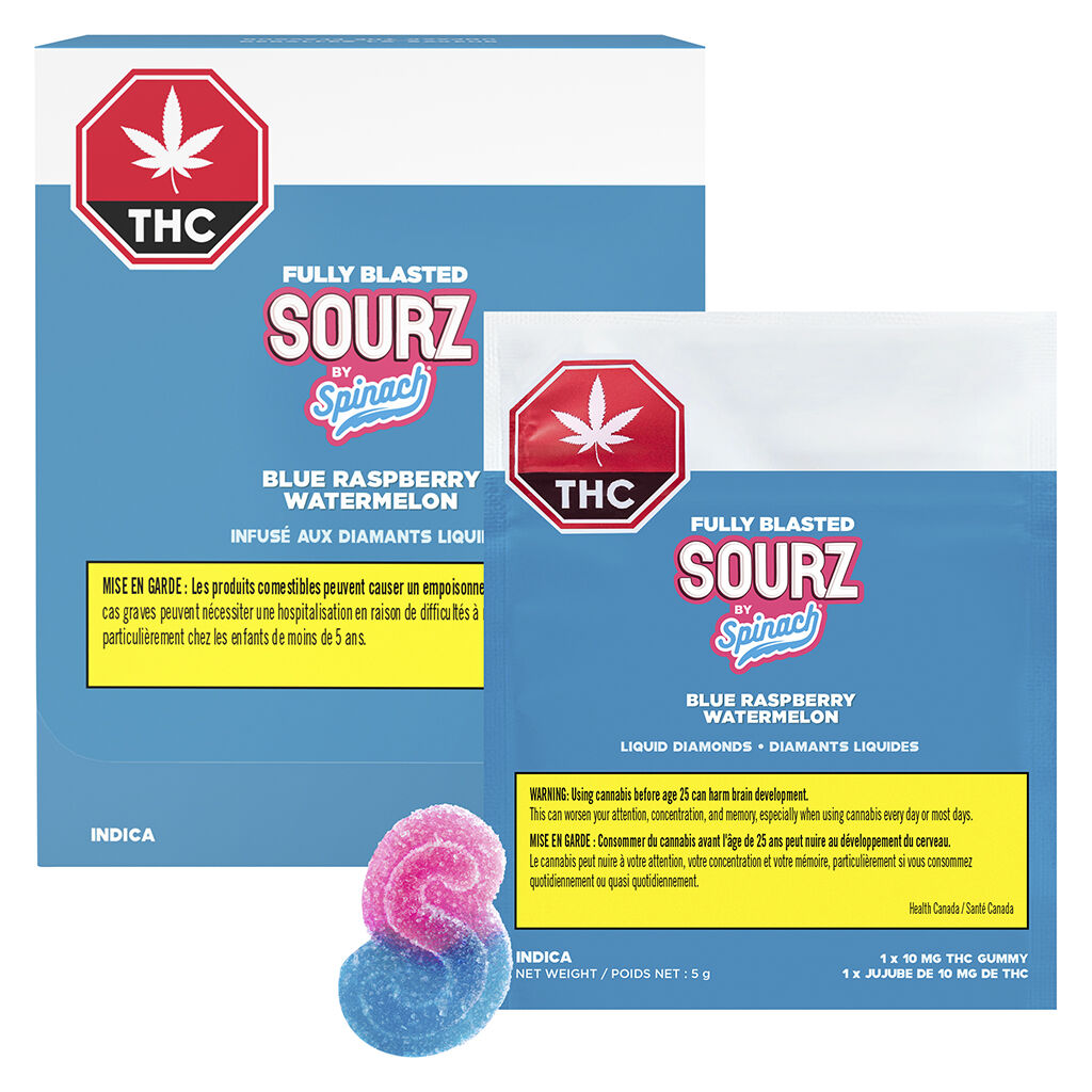 Blue Raspberry Watermelon Soft Chew | Smokey's