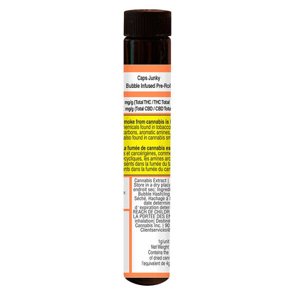Truro Caps Junky Bubble Hash Infused Pre-Roll