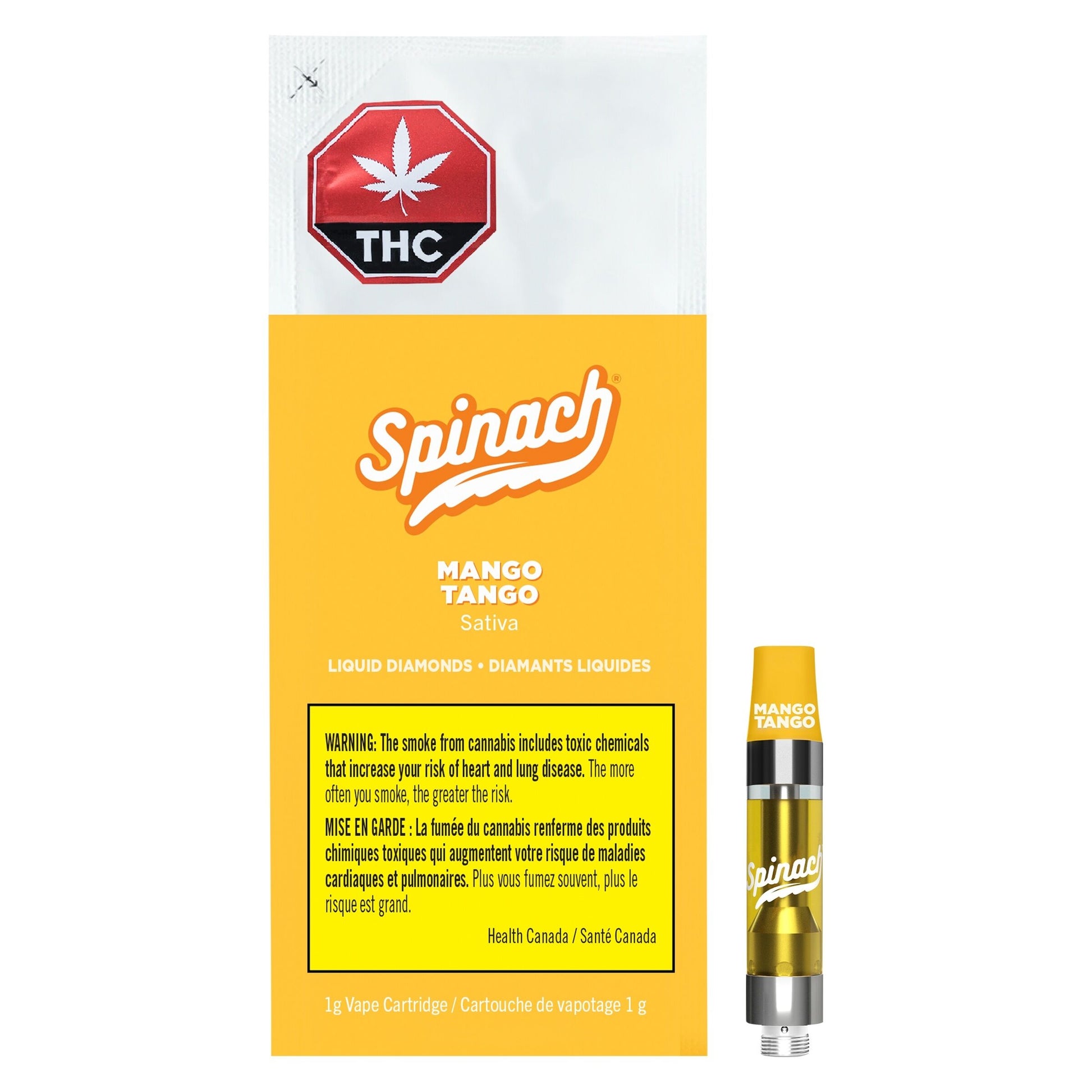 Spinach Mango Tango Liquid Diamond Cartridge