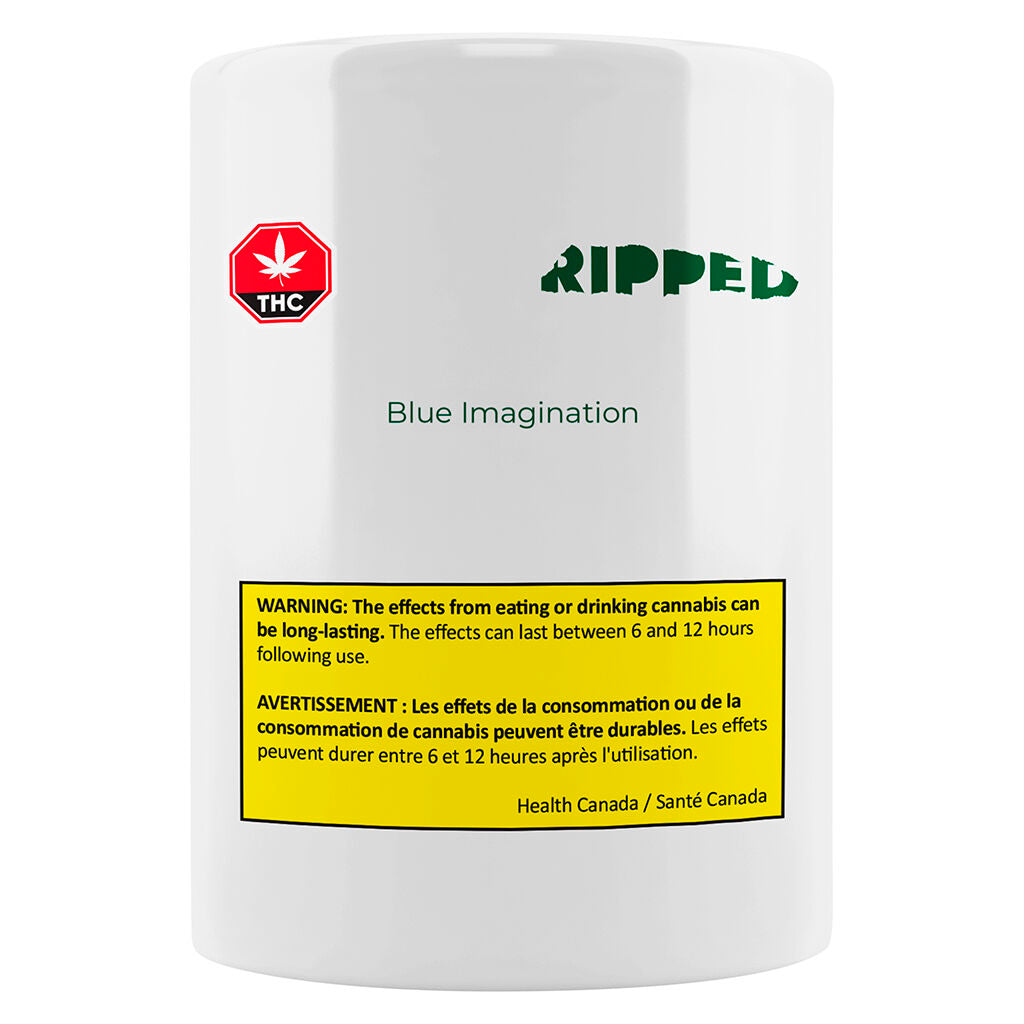 Ripped Blue Imagination Milled