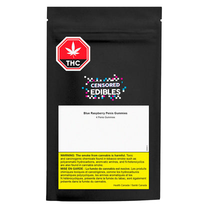 Blue Raspberry Penis Soft Chew | Smokey's
