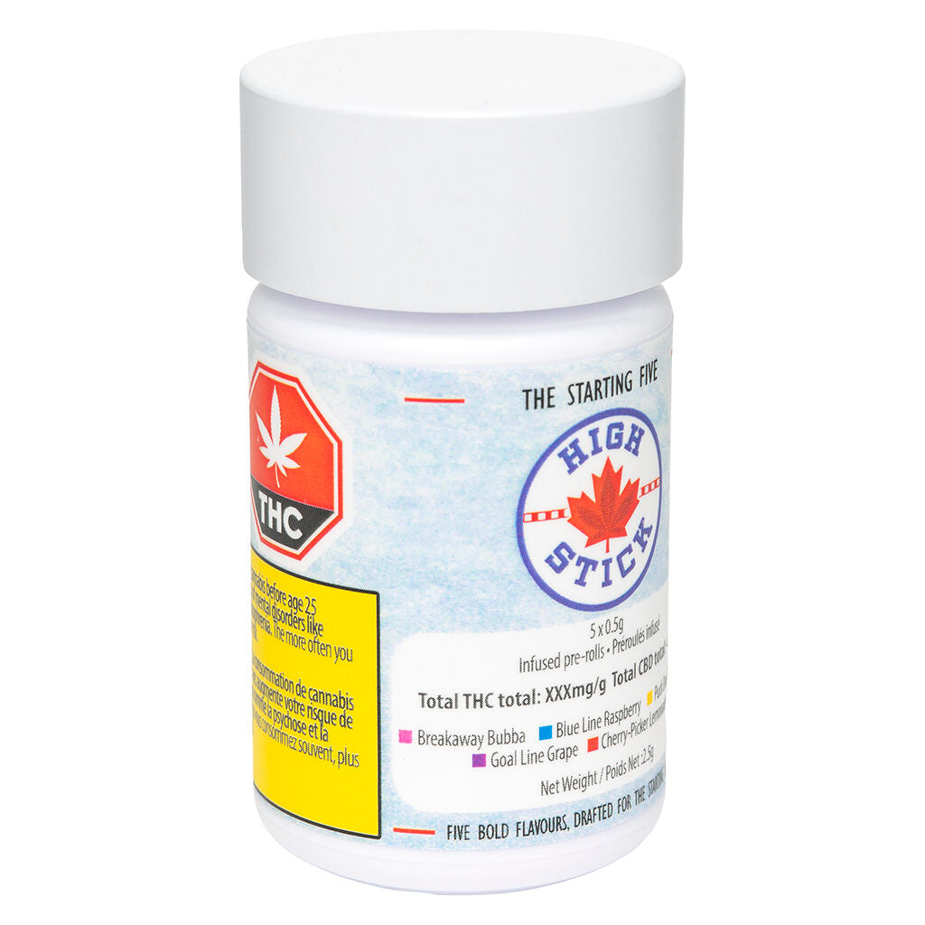High Stick Starting Five Diamond Coated Infused Pre-Roll