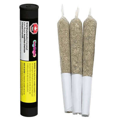 Wild Watermelon Coconut Diamond & Rosin Coated Infused Pre-Roll | Smokey's