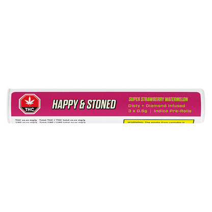 H&S Super Strawberry Watermelon Disty+Diamond Infused Pre-Roll