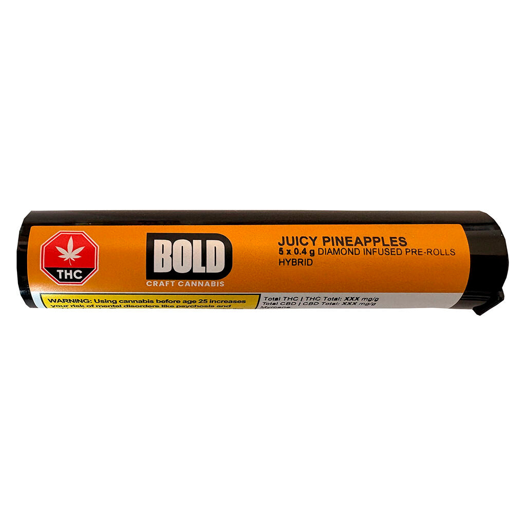 Juicy Pineapples Diamond Infused Pre-Roll | Smokey's