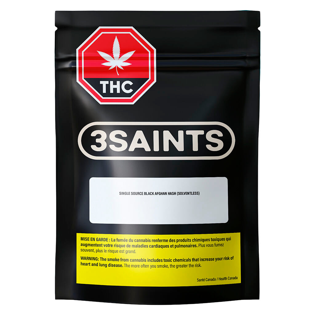 3Saints Black Afghan Hash