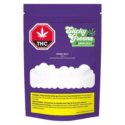Sticky Greens Diesel Jelly Resin Whipped Diamonds
