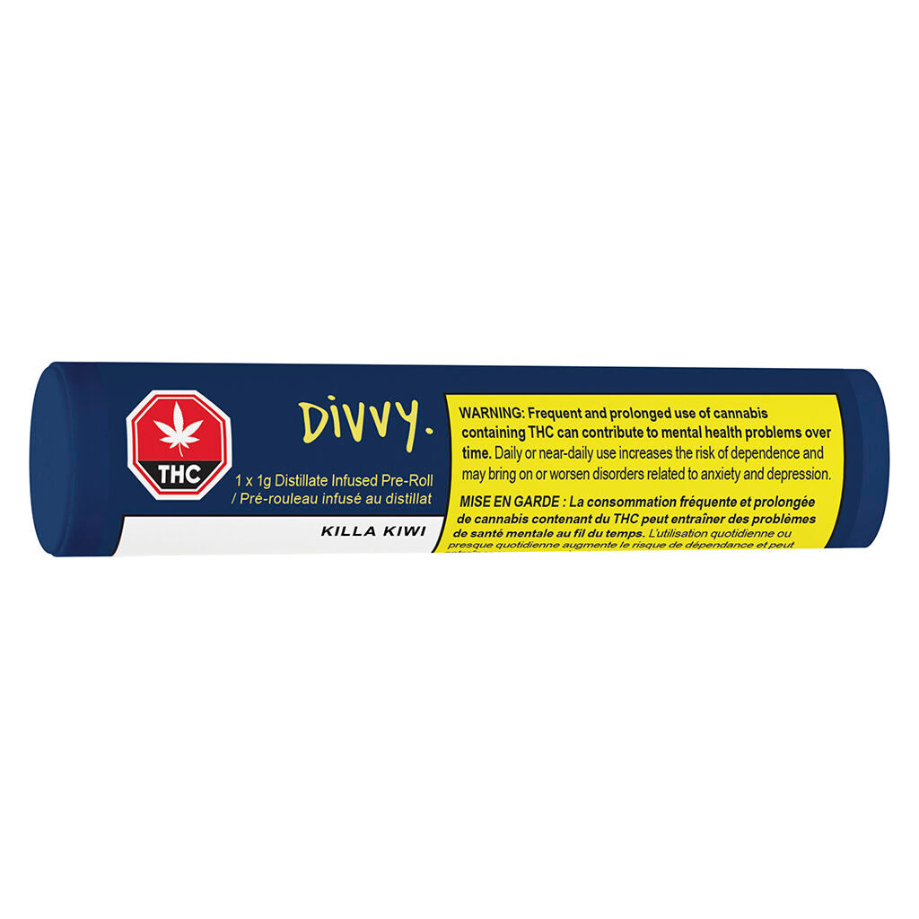 Divvy Killa Kiwi Infused Pre-Roll