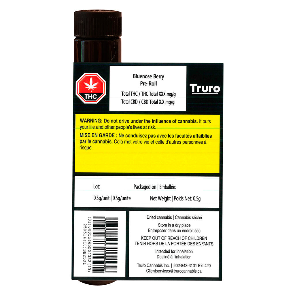 Bluenose Berry Pre-Roll | Smokey's
