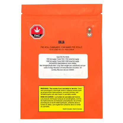Goji OG Pre-Roll | Smokey's