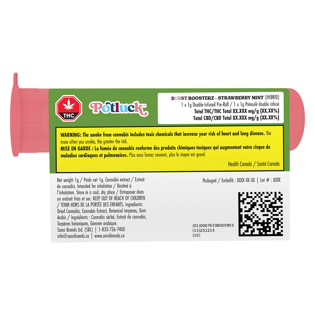 Strawberry Mint Infused Pre-Roll | Smokey's