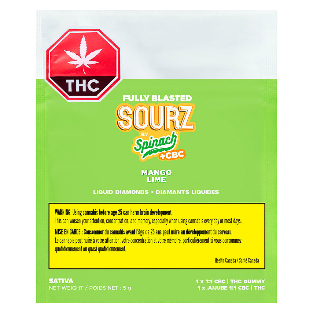 Spinach FEELZ Mango Lime CBC Soft Chew