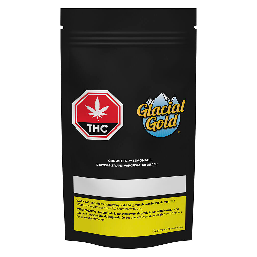 Glacial Gold 3:1 Berry Lemonade Disposable