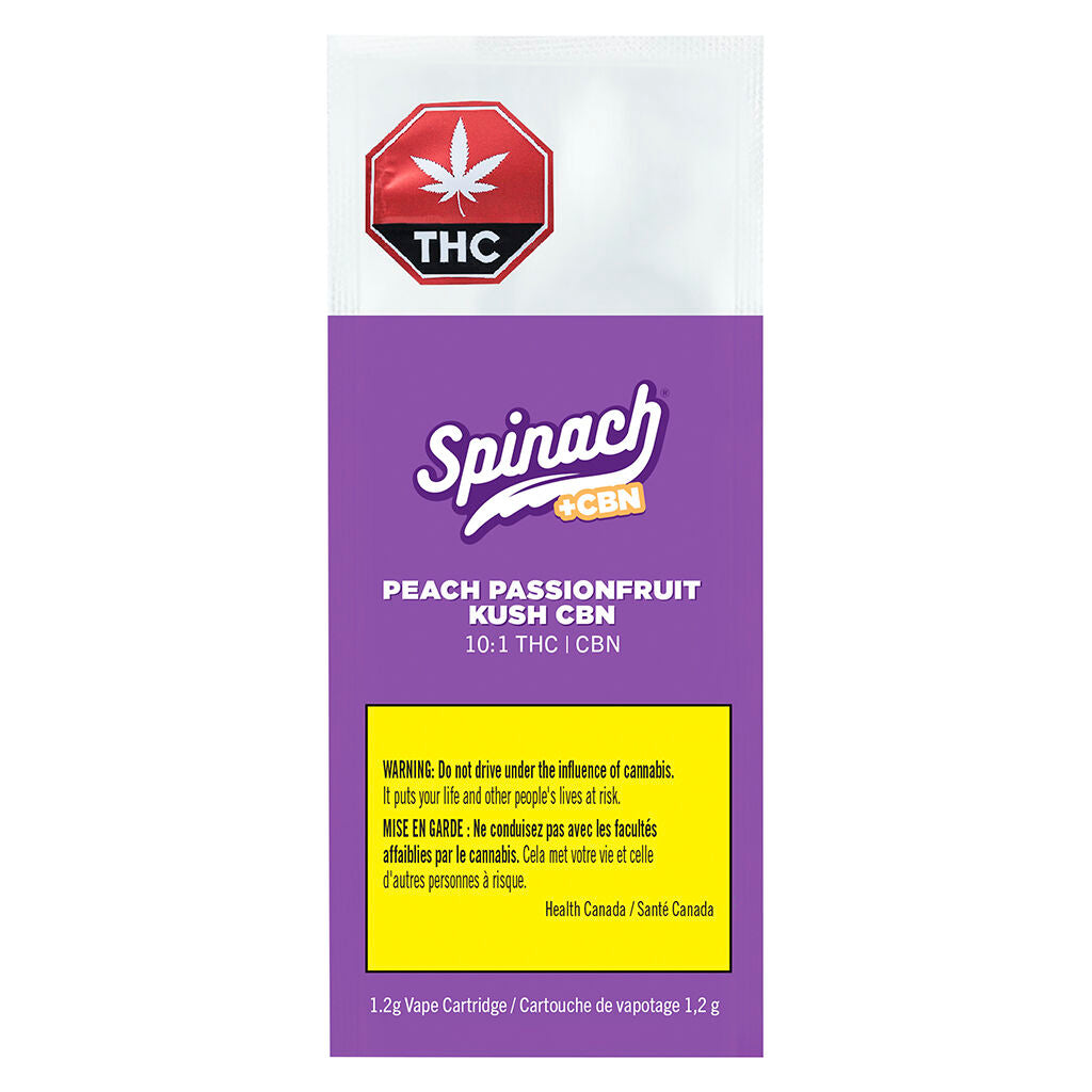 Spinach Peach Passionfruit CBN Cartridge