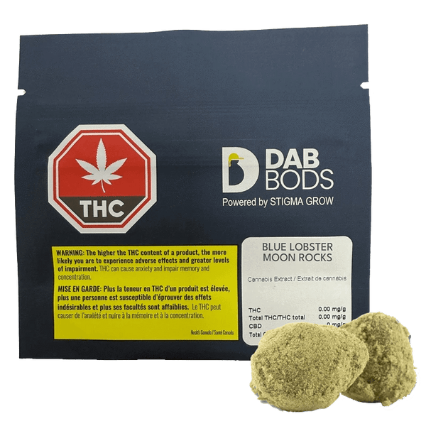 Dab Bods Blue Lobster Moon Rocks — Smokey's | Dabbable | Cannabis Delivery & Pickup