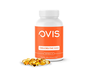 Ovis CBG:CBD:THC Softgels | Smokey's