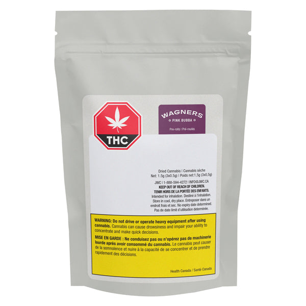 Wagners Pink Bubba Pre-Roll — Smokey's | Indica PR | Cannabis Delivery & Pickup