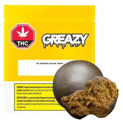 GREAZY Afghan Black Hash | Smokey's