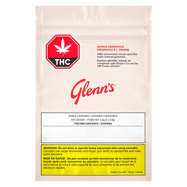 Glenn's Orange Cream Soft Chew — Smokey's | Soft Chews | Cannabis Delivery & Pickup