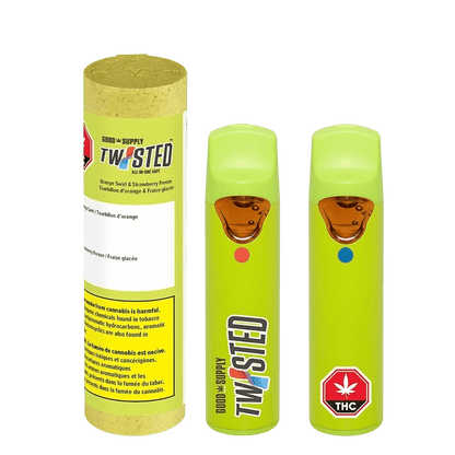 Good Supply Twisted Orange Swirl & Strawberry Freeze Disposable | Smokey's