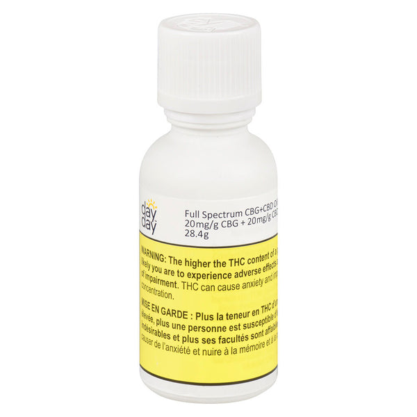 DayDay Full Spectrum CBG:CBD Oil — Smokey's | Oils | Cannabis Delivery & Pickup